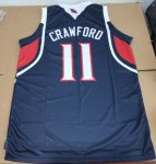 NBA 11 Crawford Atlanta Hawks Maillot Retro imprimé